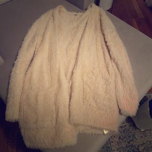Never worn Free people shaggy sweater